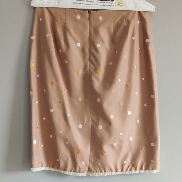 ✔️⚓️Silk Polka Dot Skirt - Picture 2 of 4